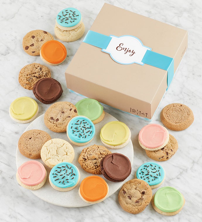 Cheryl’s Cookie Gift Box with Message Tag - 12 Cookies - Enjoy